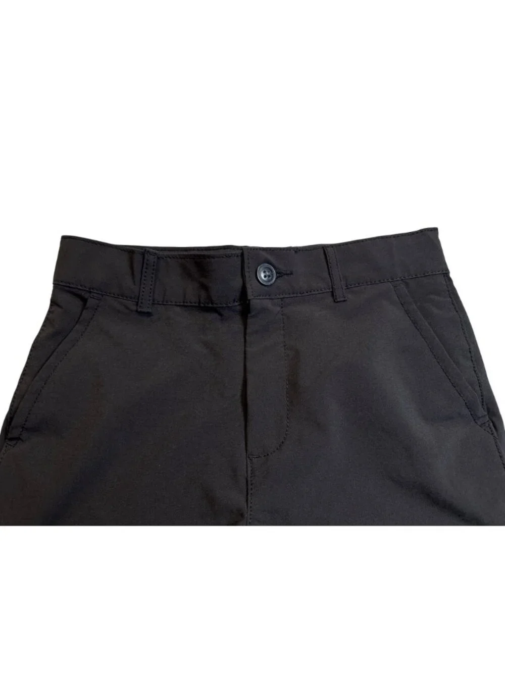 The Childrens Place Boys Quick Dry Chino Shorts~Size 10~Black Bottom NWoT L16 14